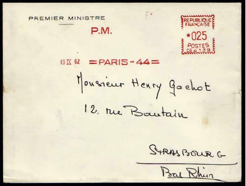 EMA premier ministre 1er gouvernement Pompidou