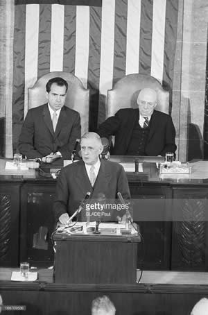 De gaulle devant le Congrès américain