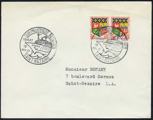 départ du France de saint-Nazaire