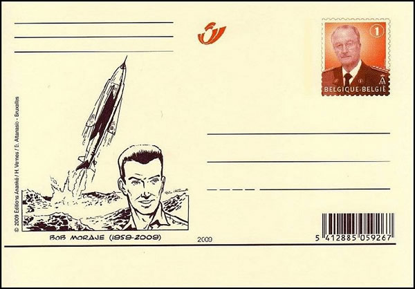 Entier postal belge Bob Morane
