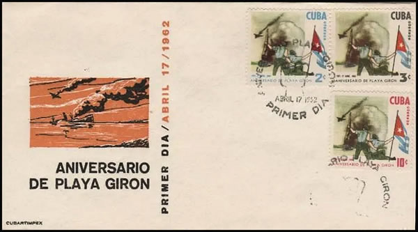 FDC 1er anniversaire de la Baie des Cochons