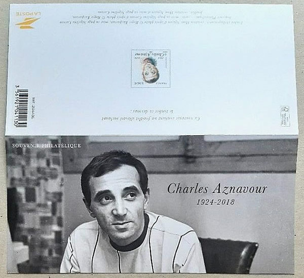 Bloc-feillet Aznavour et son encart