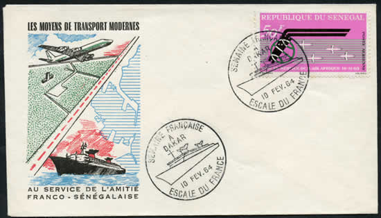 Escale du France à Dakar