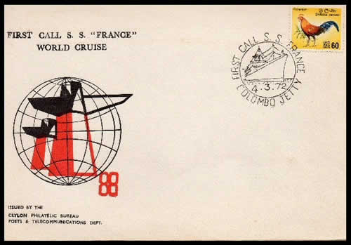 Escale du France à Colombo