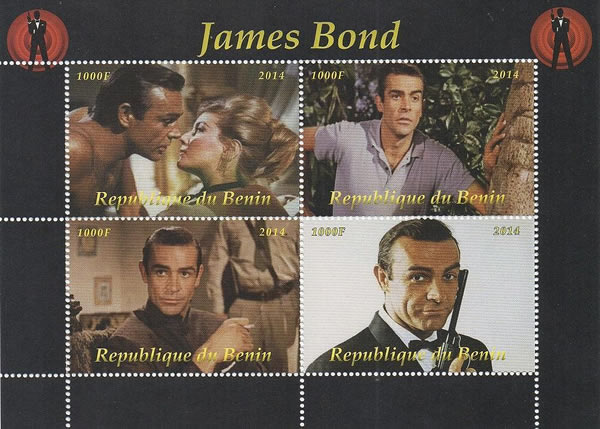 Bloc James Bond bénin Sean Connery