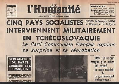 L'Humanité 22/8/68