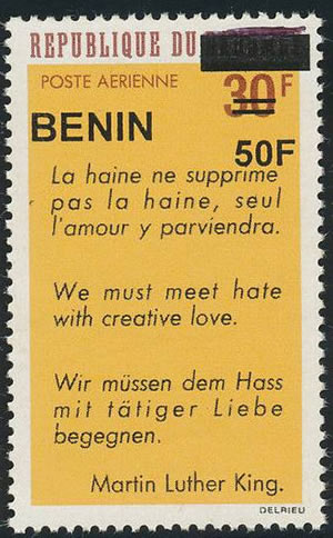Texte de Martin Luther King Bénin