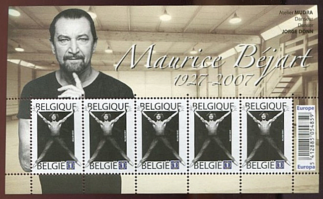 Mini-feuille Maurice Béjart