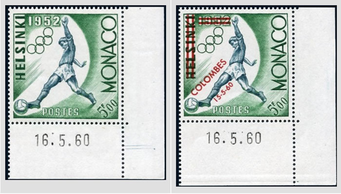 Monaco coupe de France  football 1960