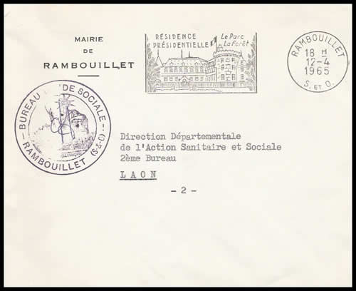 OMEC Rambouillet résidence Présidentuielle 1965