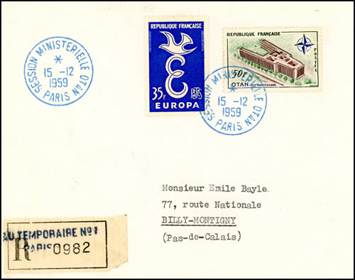 Session Ministérielle OTAN Porte Dauphine 1959