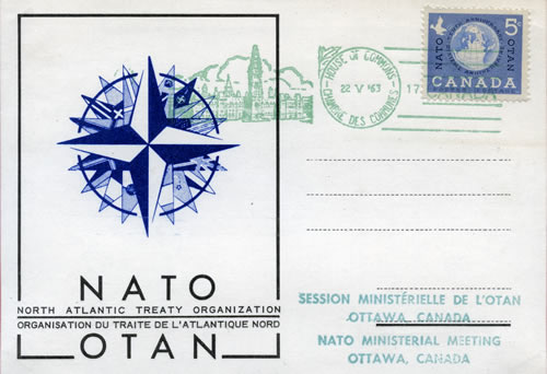 Oblitération de la chambre des Communes d'Ottawa