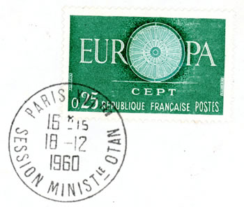 tad session ministerielle OTAN décembre 1960