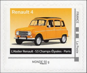 4L timbre personnalisé