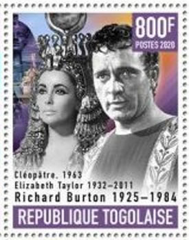 Richard Burton et Elisabeth Taylor Cleopatre