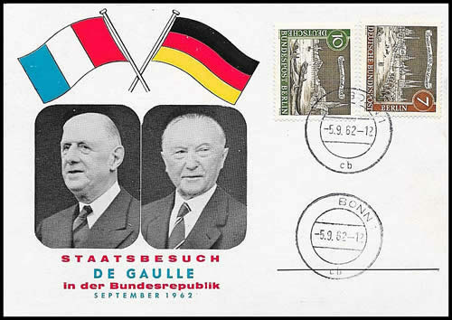 Visite de de gaulle à Bonn 1962