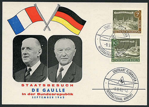 Visite du général de gaulle en RFA septembre 1962