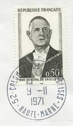 1er anniversaire du décès du général de Gaulle