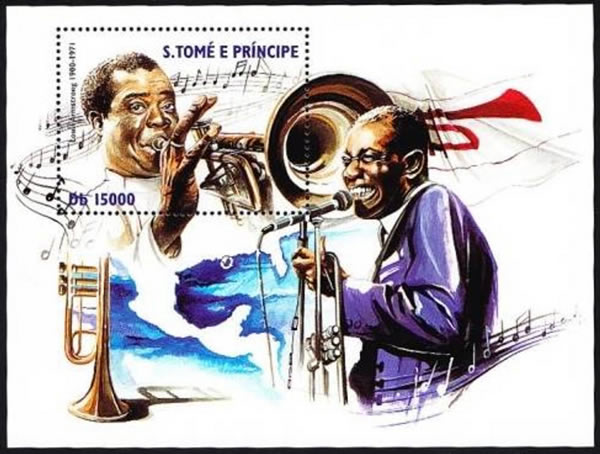 Louis Armstrong sao tome et Principe