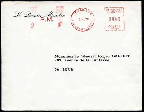 EMA du Premier Ministre