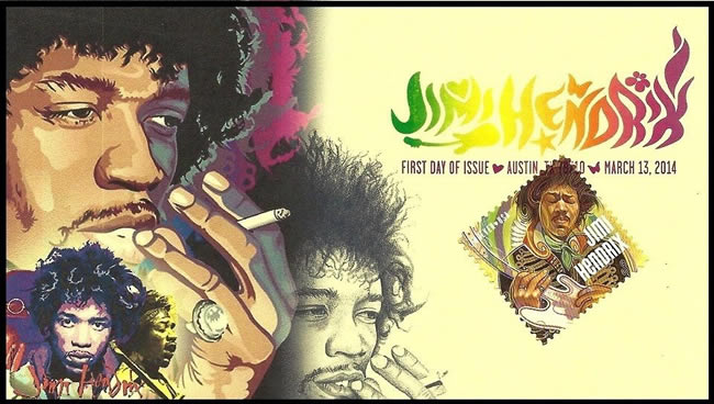 FDc Jimmy Hendrix en souvenir de Woostock