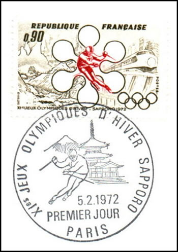 FDC Jeux Olympiques de sapporo