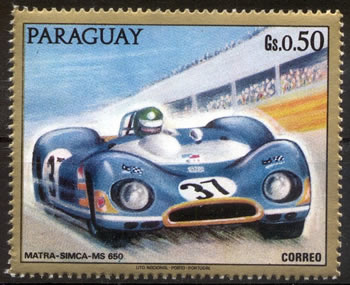 Voiture Matra Simca MS 650