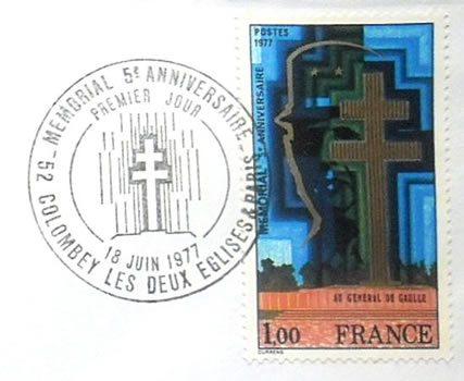 FDC mémorial de Colombey