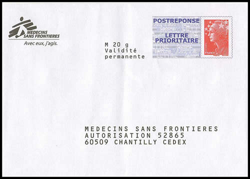 Postréponse MSF petit format