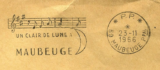 omec Clair de lune à Maubeuge à gauche  port-payé