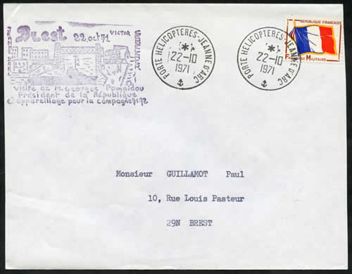 Visite Pompidou sur le Jeanne d'Arc