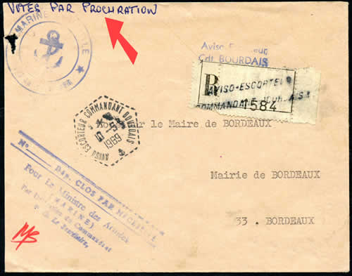 Recommandé administratif vote par procuration