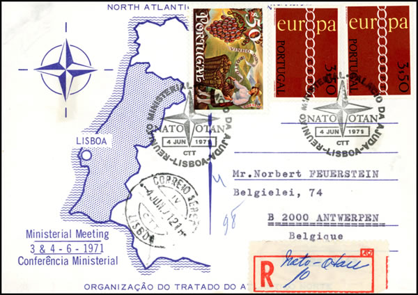 Session de l'OTAN à Lisbonne 1971