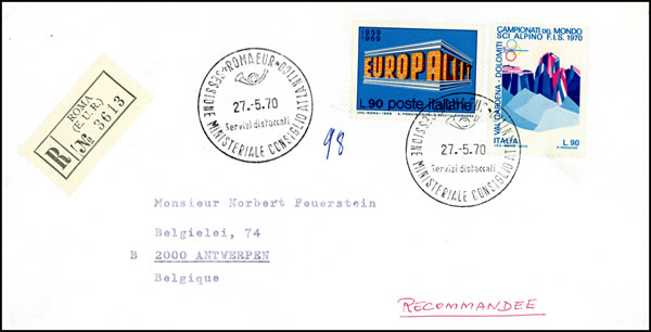 session ministérielle de l'OTAN à Rome mai 1970