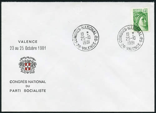 Congrès du PS à Valence.