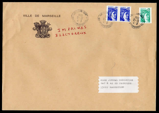 Imprimés électoraux 3ème échelon