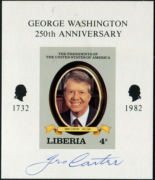 Visite du président Carter au Nigéria