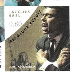 Timbre Jacques Brel extrait BF