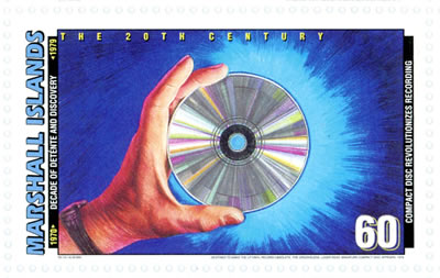 Invention du Compact disc îles Marshall