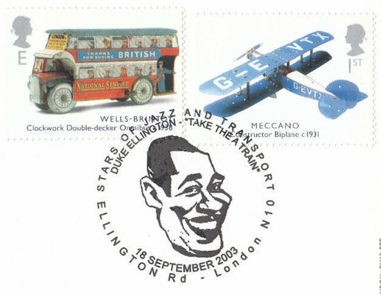 Duke Ellington oblitération britannique