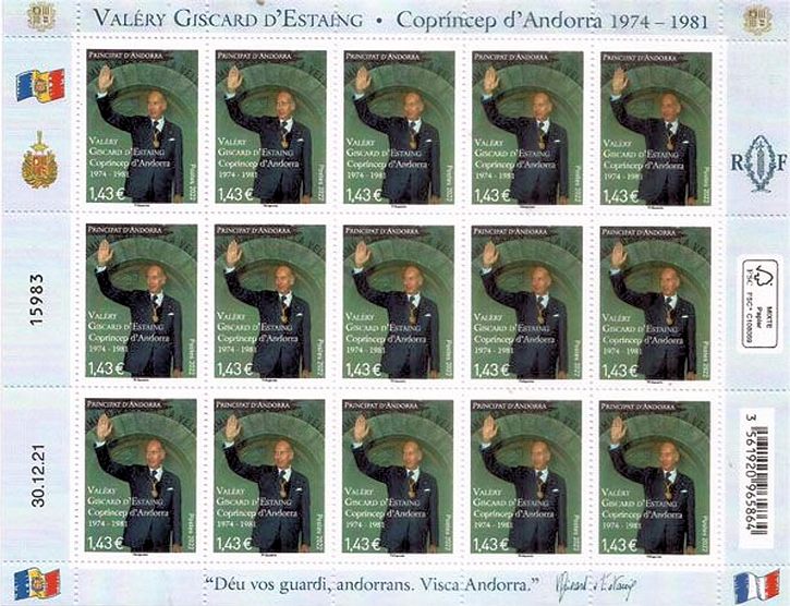 Giscard d'Estaing co-prince d'Andorre
