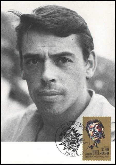 Jacques Brel carte maximum