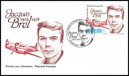 FDC Jacques Brel Polynésie