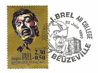 Hommage à Jacques Brel collège de Beuzeville