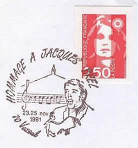 Hommage à jacques Brel à Vesoul