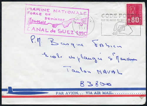 Griffe marine nationale Suez 1975