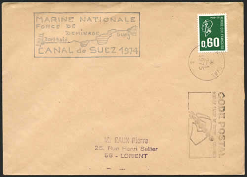 griffe marine nationale Suez 1974