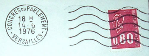 OMEC Congrès du Parllement 1976 Versailles
