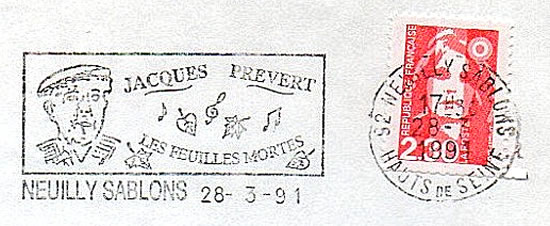 OMEC Jacques Prévert Les feuilles mortes