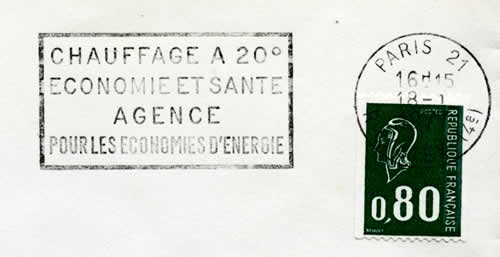 OMEC Chauffage à 20° flamme à gauche